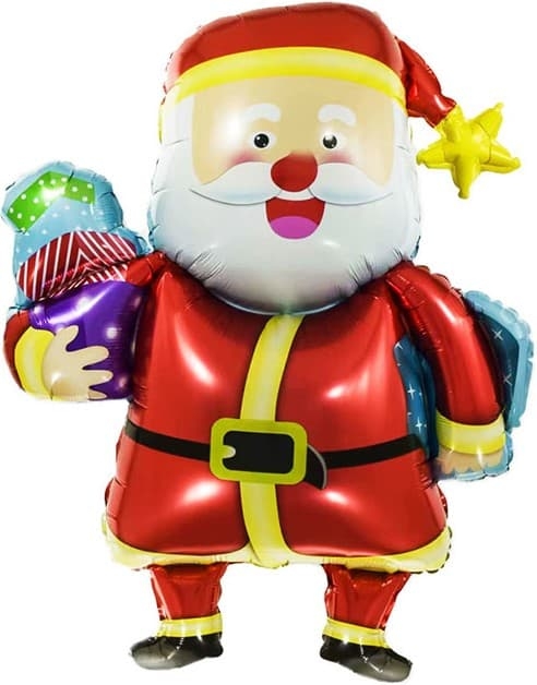 Шар Фигура, Веселый Дед Мороз с подарками