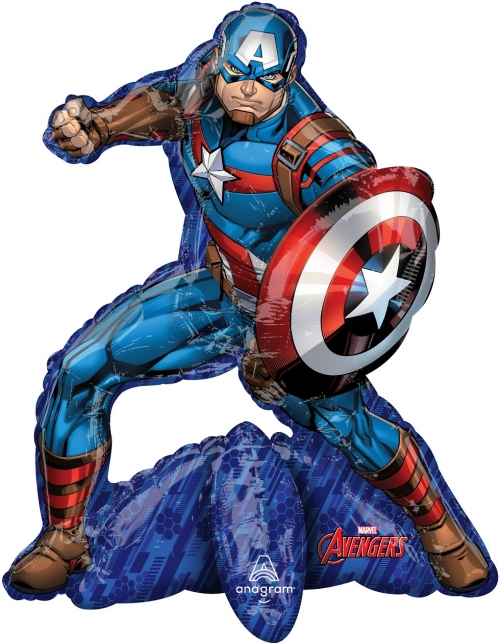 Шар Ходячая Фигура, Мстители, Капитан Америка