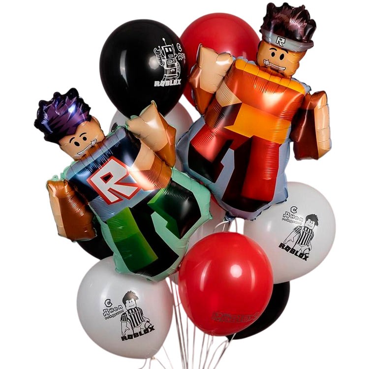 Букет из шаров «Два друга роблокс»