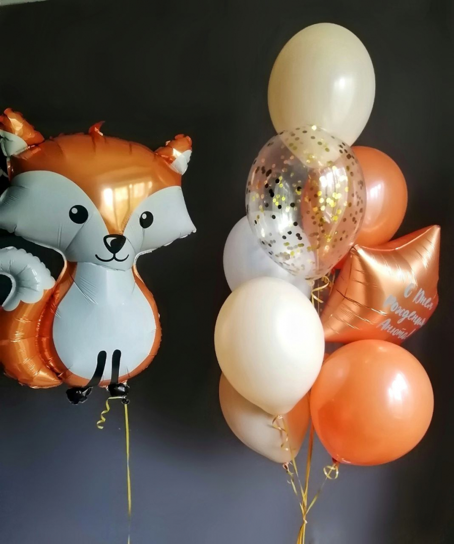 Композиция «Хитрый маленький лисенок»