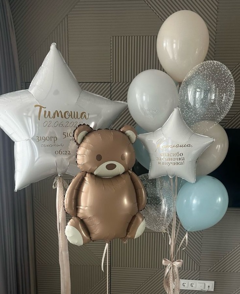 Композиция «Теплая встреча с мишкой»