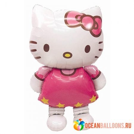 Ходячая фигура из шаров Hello Kitty