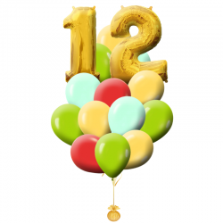 Шарики на День Рождения 12 лет