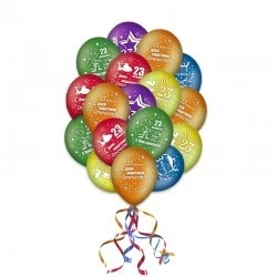 Облако из воздушных шаров на 23 февраля