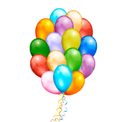 Облако из 50 воздушных шаров