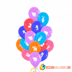 Букет «Животные» из 18 шаров