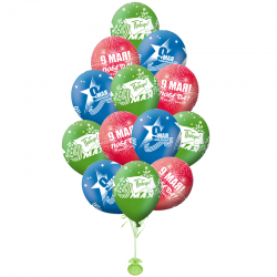 Разноцветные латексные шары к празднику День Победы