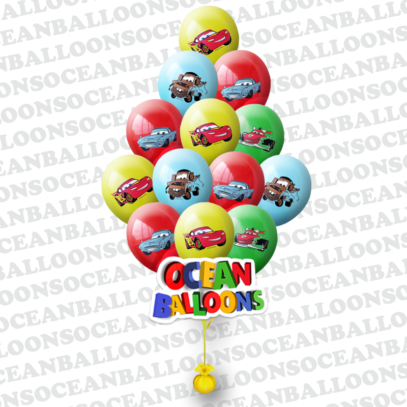 Гелиевые шары «Герои мультика тачки»
