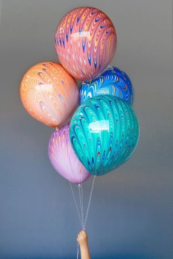 Гелиевые шары Павлин ассорти