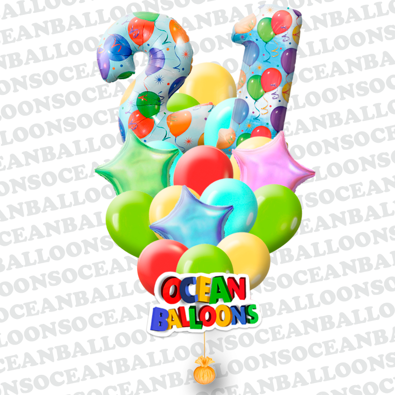 Подарок из шаров на День Рождения