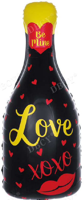 Шар Фигура, Бутылка шампанского "Love"