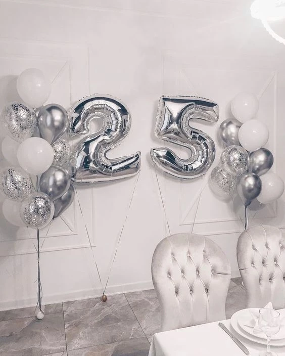 Шары на День Рождения 25 лет