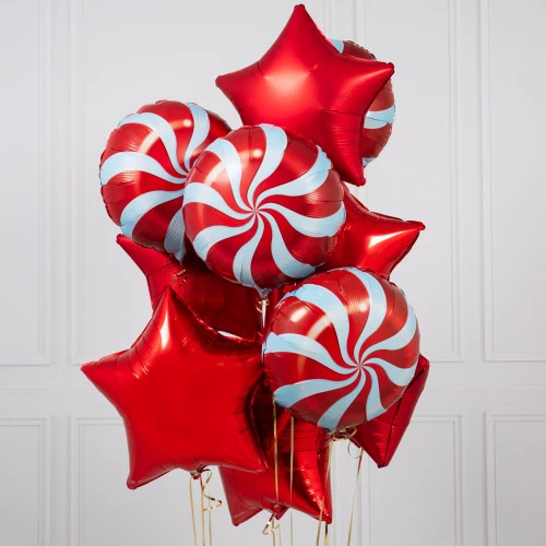 Красные шары на День Рождения