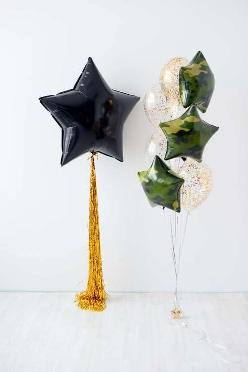 Шары на 23 февраля «Звзедный десант»