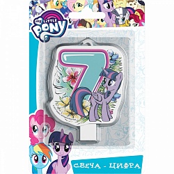 Свеча цифра 7 My Little Pony