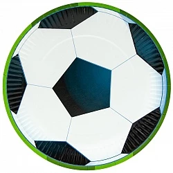Тарелки (9_23 см) Футбольный мяч, 6 шт.