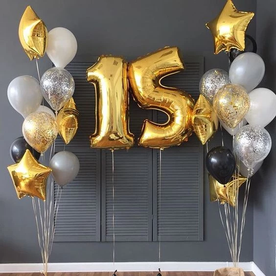 Шары на День Рождения 15 лет