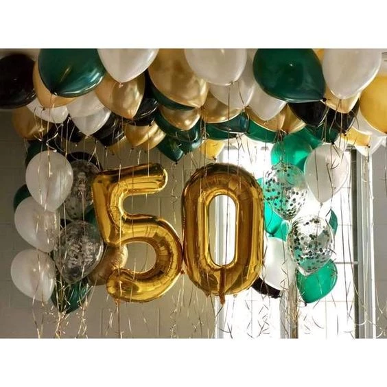 Шары на День Рождения 50 лет