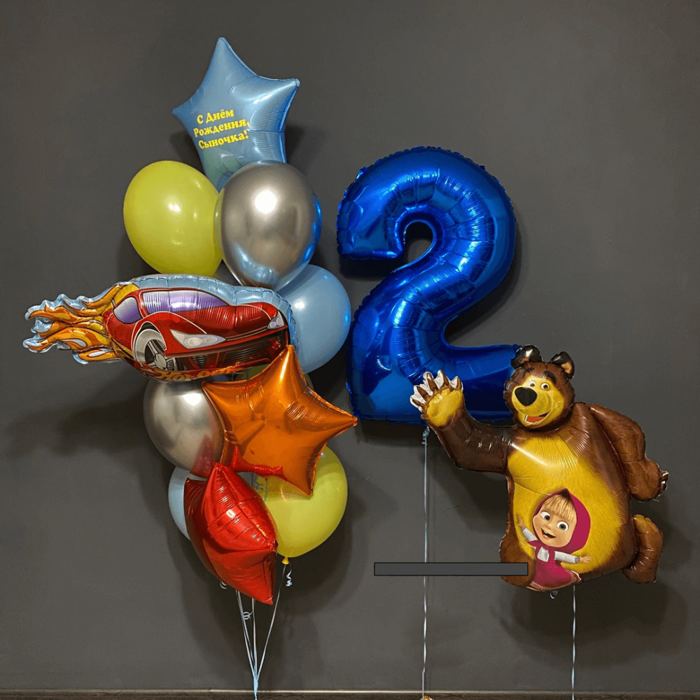 Шары Маша и Медведь на День Рождения