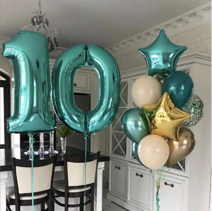 Шары на День Рождения девочке 10 лет