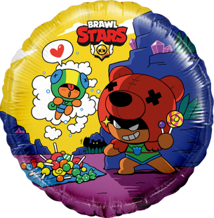 Шар Круг, Brawl Stars №4, Леон и Нита, 1 шт