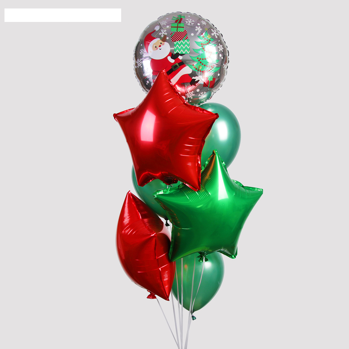 Букет «Елка и шарики»