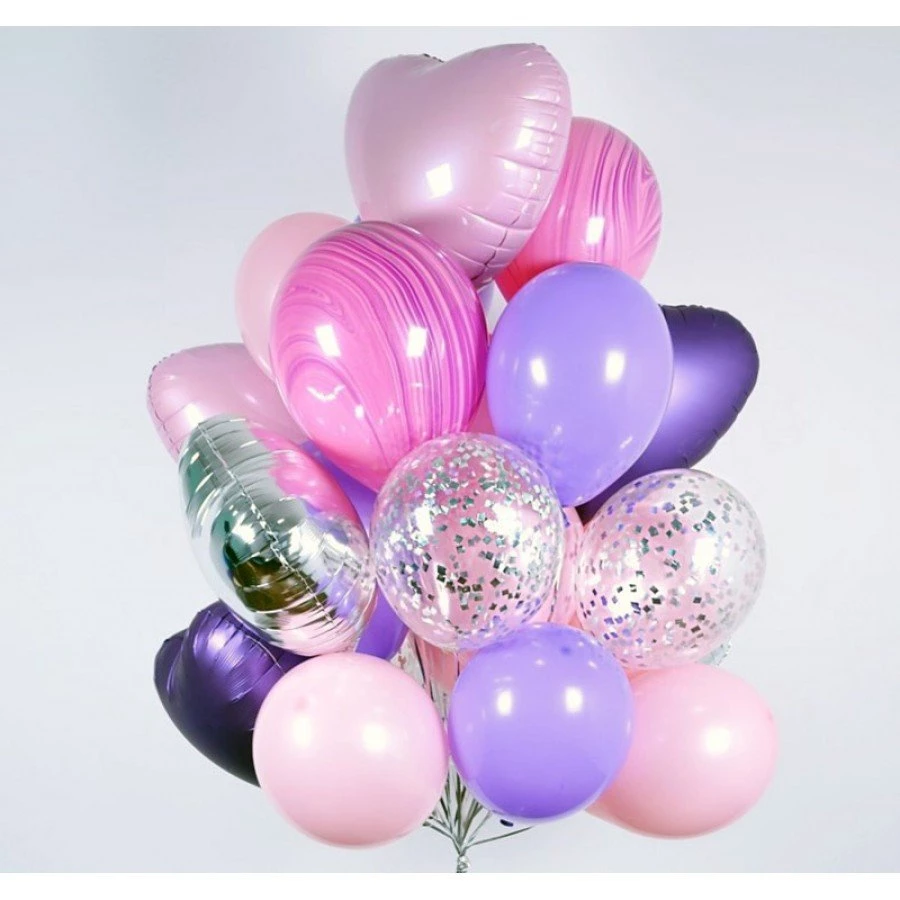 Букет «Нежное признание» из 20 шаров