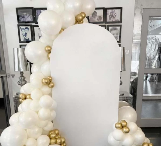 Фотозона из шаров Яркий свет