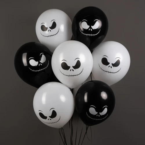 Шар Джек Скеллингтон, Черный Белый