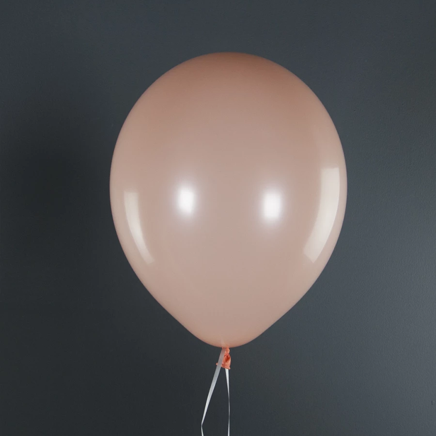 Гелиевые шары Персиковый, пастель
