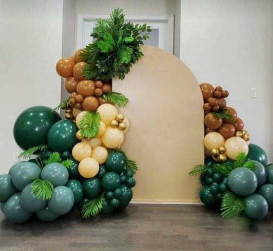 Фотозона из шаров Леса Юрского периода